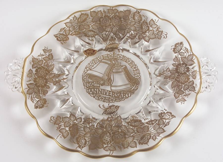 Queens Rose Handled Cake Plate by Silver City-1