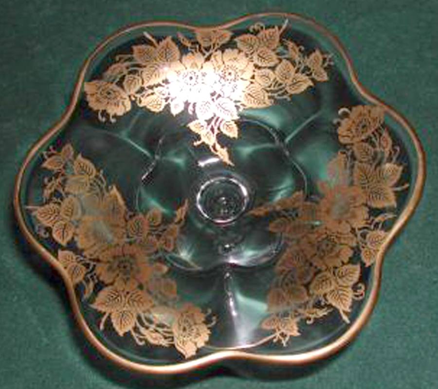 Queens Rose Comport by Silver City-1