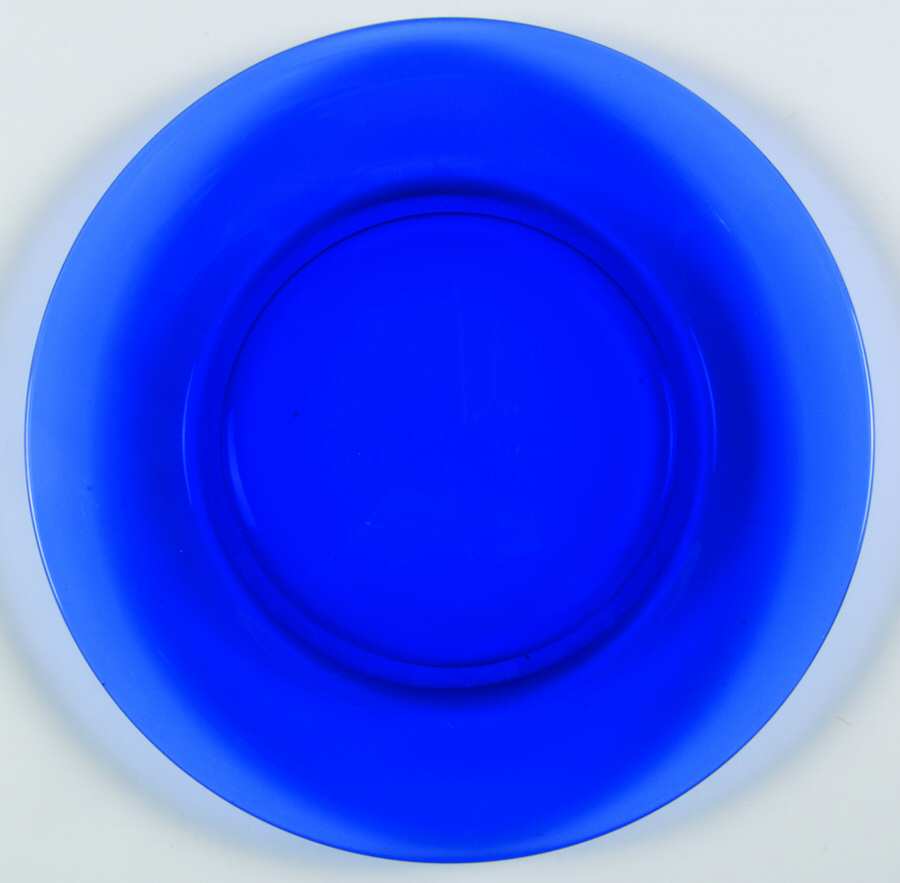 Garda Cobalt (Straight Optic) 7" Salad Plate by F Schmidt-1