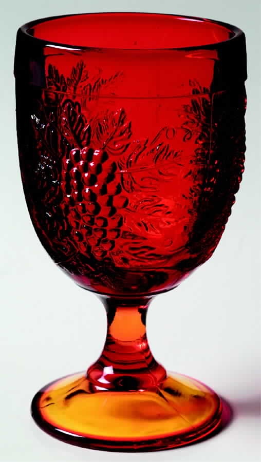 Vintage Amberina Water Goblet by Smith Glass -1