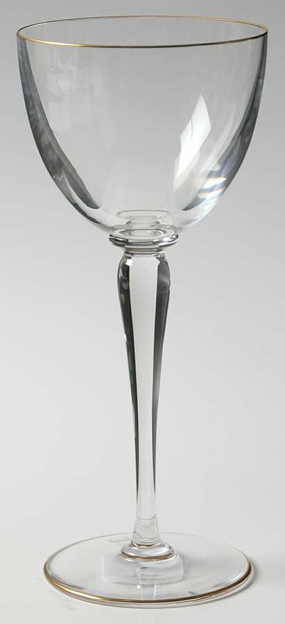 Amadeus Gold Continental Goblet by St Louis-1