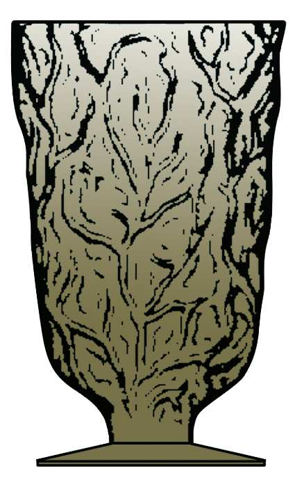 Driftwood Smoke Water Goblet by Seneca-1