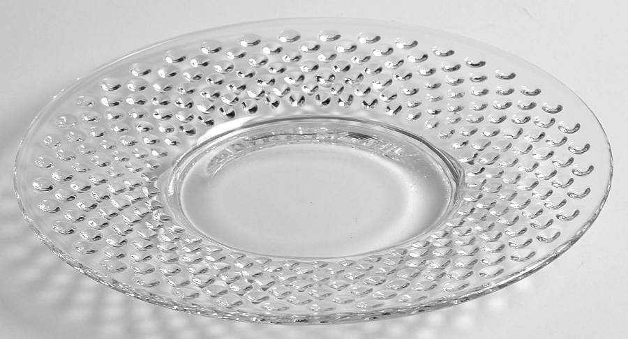 Hobnail Clear Salad Plate by Smith Glass -1