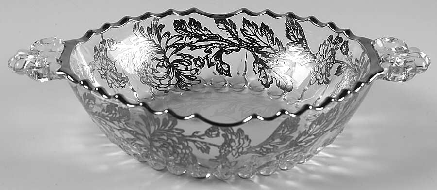 Chrysanthemum Handled Bowl by Silver City-1