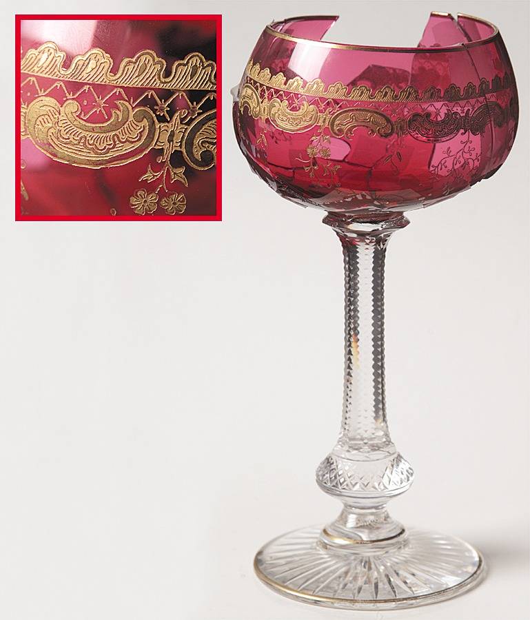 STL22 Ruby Hock Wine by St Louis-1