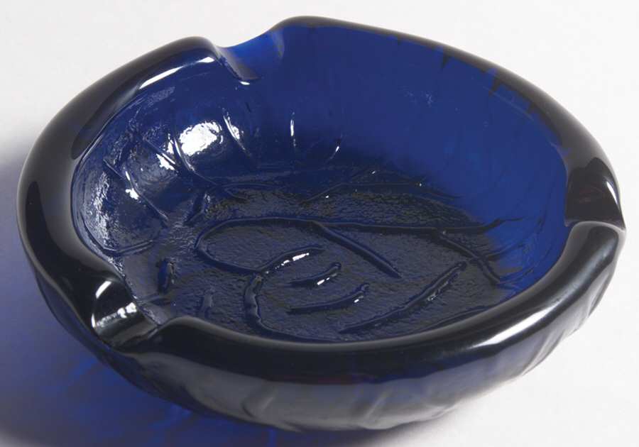 Driftwood Cobalt Blue Ashtray by Seneca-1