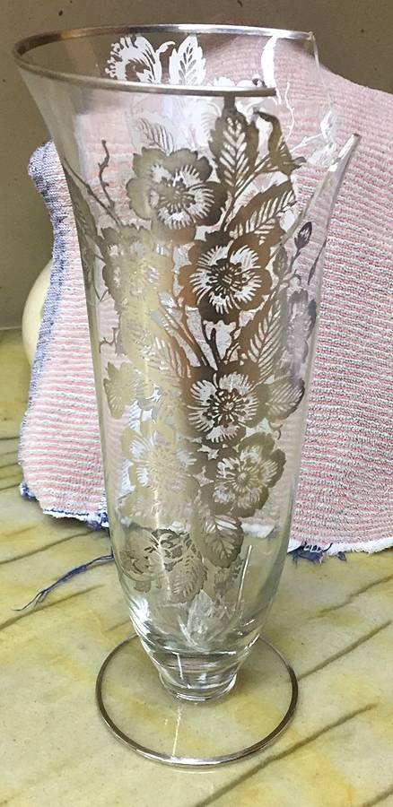 Blossom Time 9" Flower Vase by Silver City-1