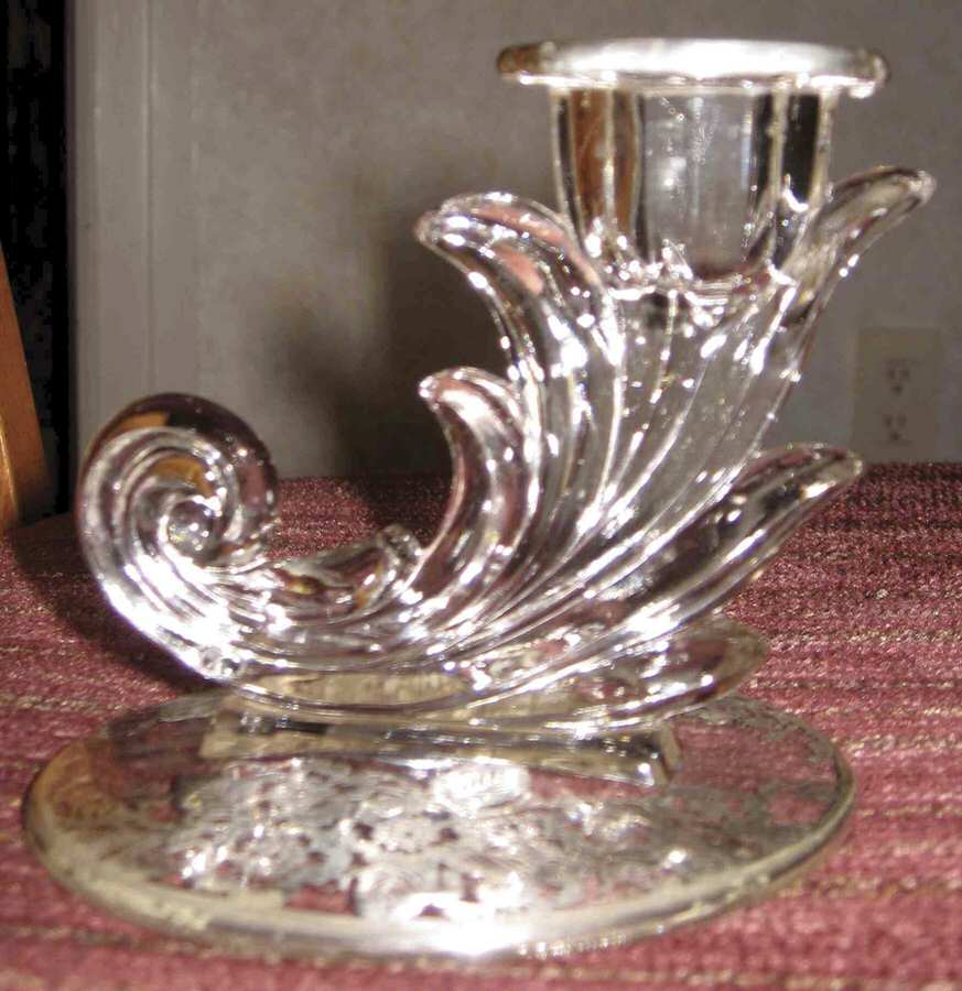 Blossom Time 4" Single Light Candlestick by Silver City-1