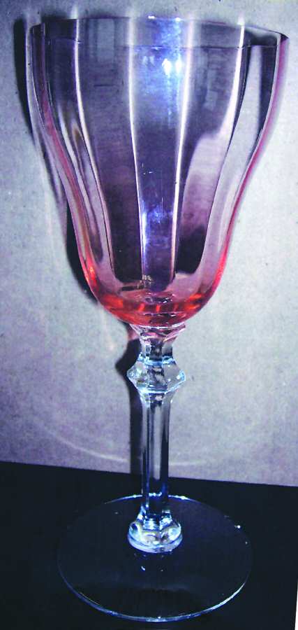 485-Pink Water Goblet by Seneca-1