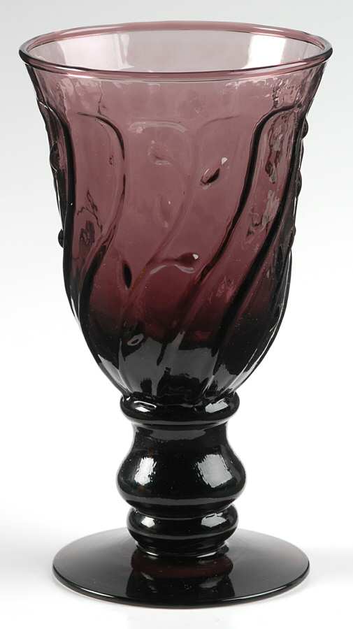Provence Garden Amethyst Water Goblet by Studio Nova-1