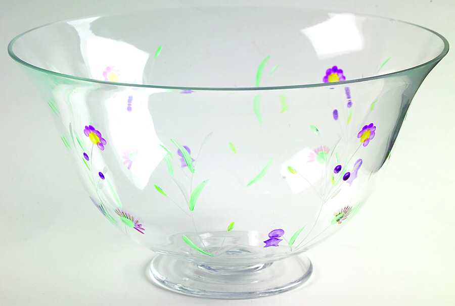 Meadow Lark 9" Footed Bowl by Studio Nova-1