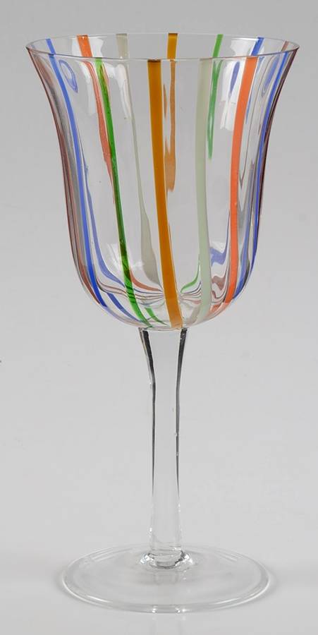 Cabana Stripe Water Goblet by Studio Nova-1