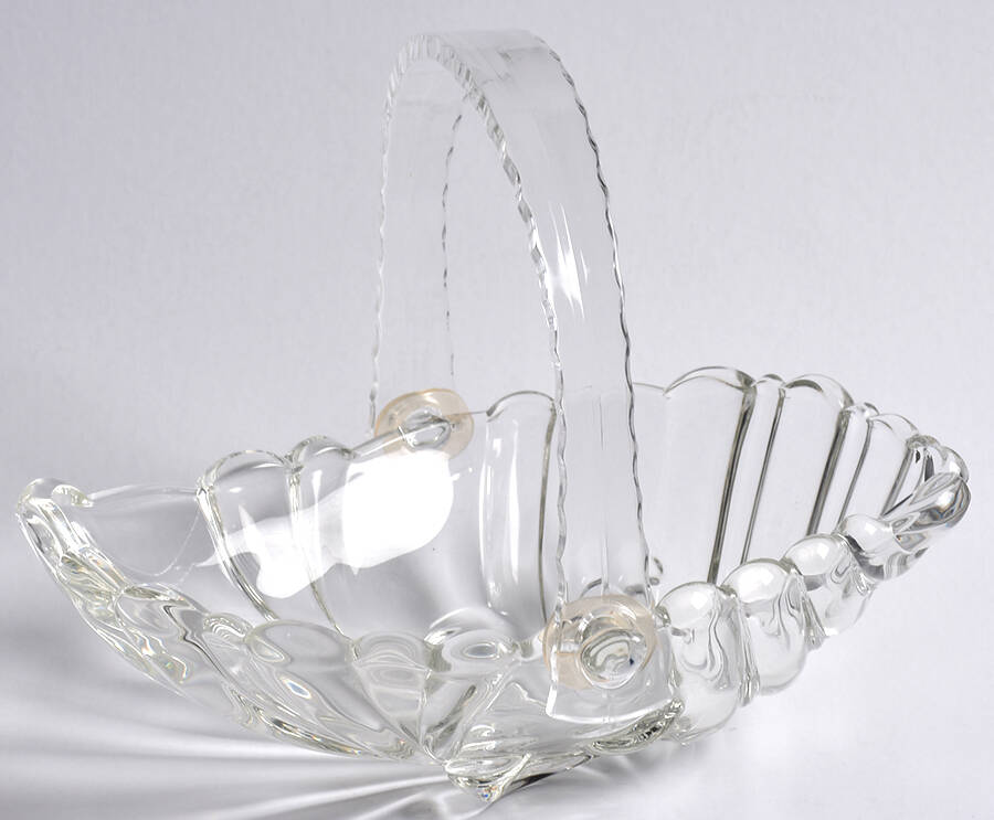 Nautilus 8" Basket with Detachable Plastic Handle by Studio Nova-1