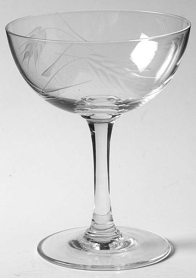 Wheat (Smooth Stem) Champagne/Tall Sherbet by Sasaki-1