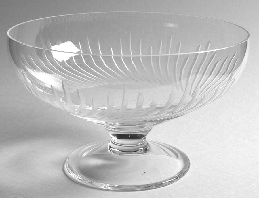 SS11 9" Footed Bowl by Strauss Crystal-1