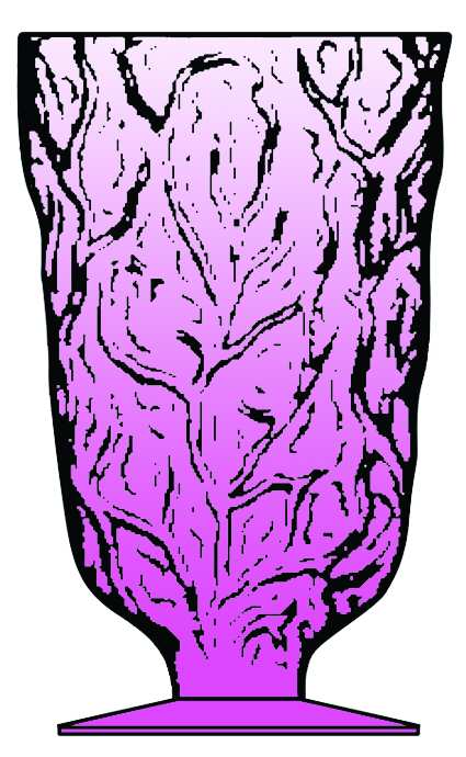 Driftwood Twilight Water Goblet by Seneca-1