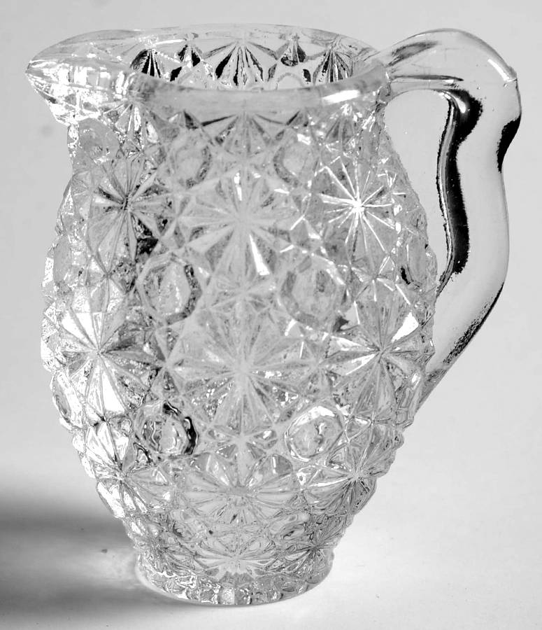 Daisy and Button Clear Mini Pitcher by Smith Glass -1