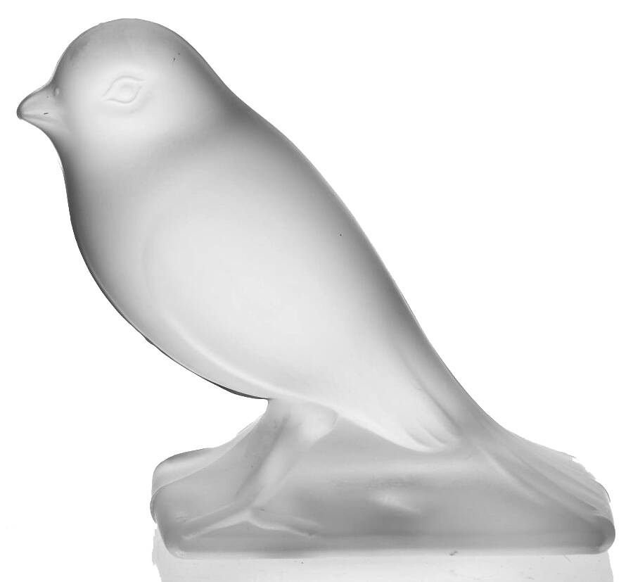 Animals & Figurines #1509 Small Upright Bird by Smith Glass -1