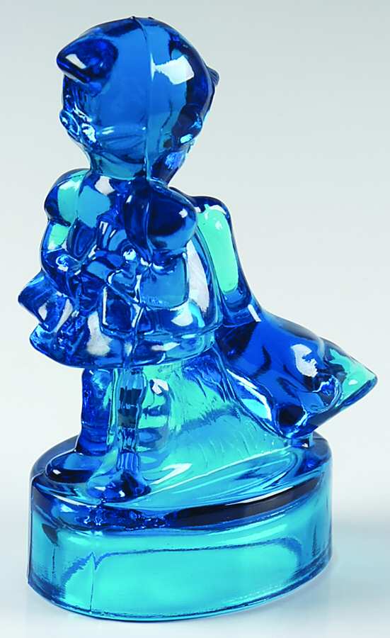 Animals & Figurines #6620 5" Goose Girl with Smooth Base by Smith Glass -1
