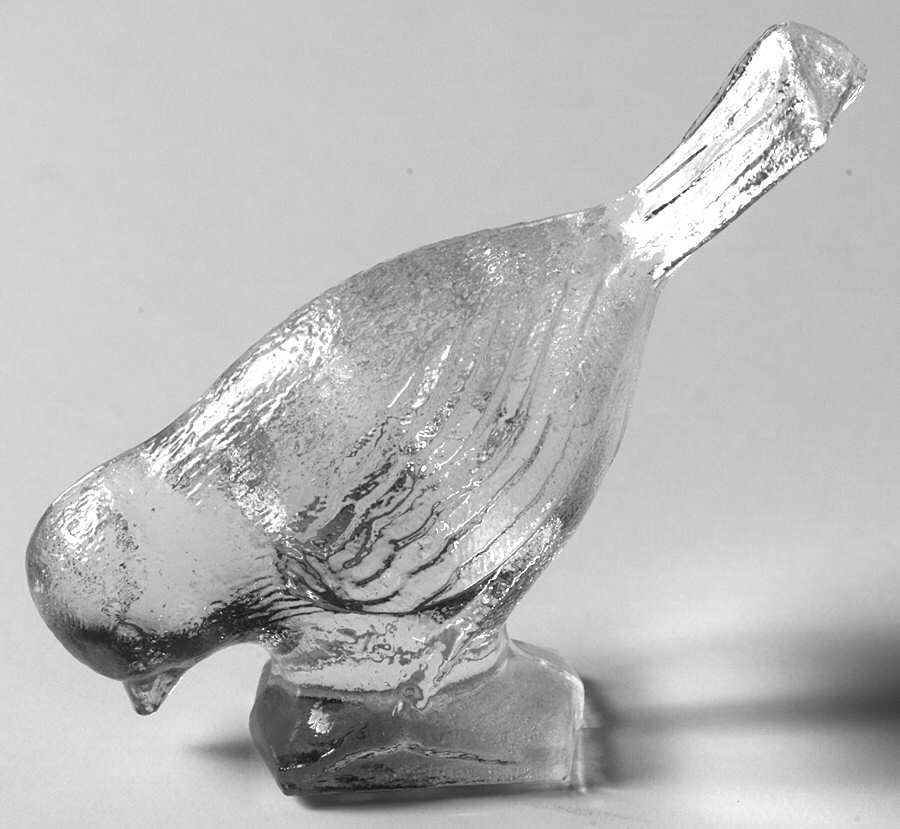 Animals & Figurines Miniature Pecking Bird by Smith Glass -1