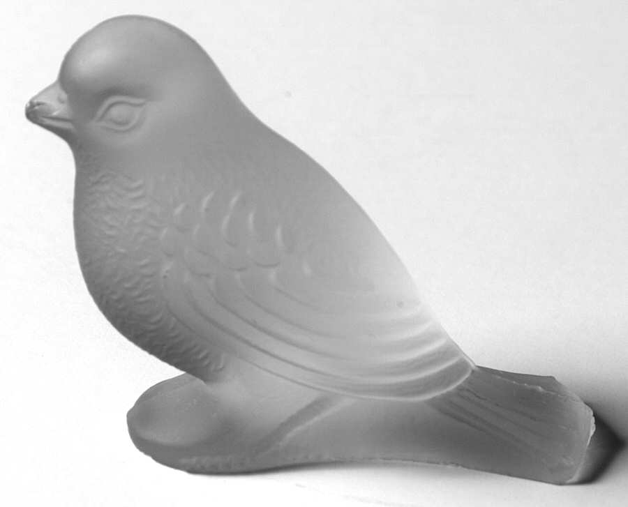 Animals & Figurines Miniature Upright Bird by Smith Glass -1