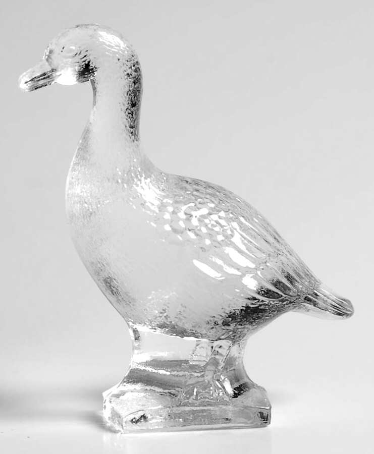 Animals & Figurines #133 Miniature Goose by Smith Glass -1