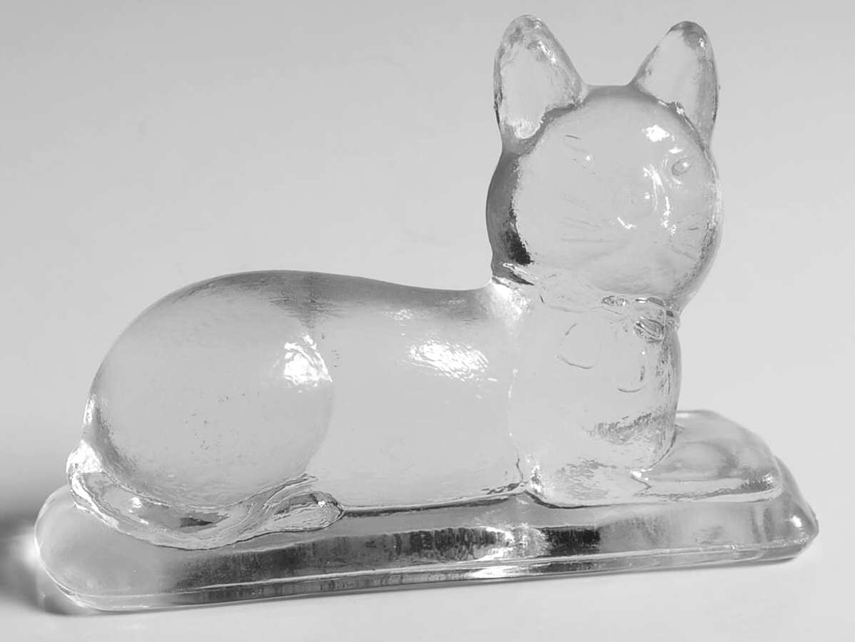 Animals & Figurines Cat by Smith Glass -1