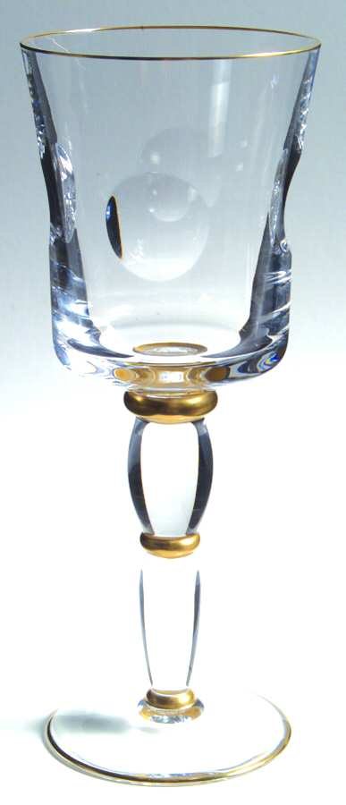 Cosmos Gold Water Goblet by St Louis-1