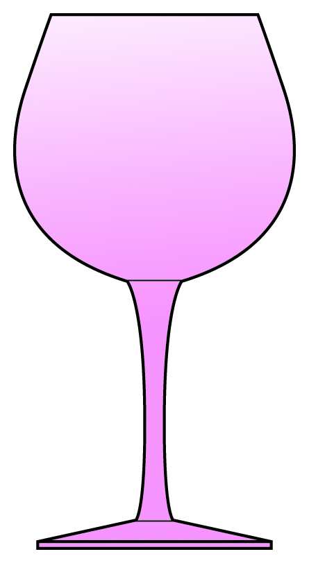 Newport Pink Water Goblet by Sasaki-1