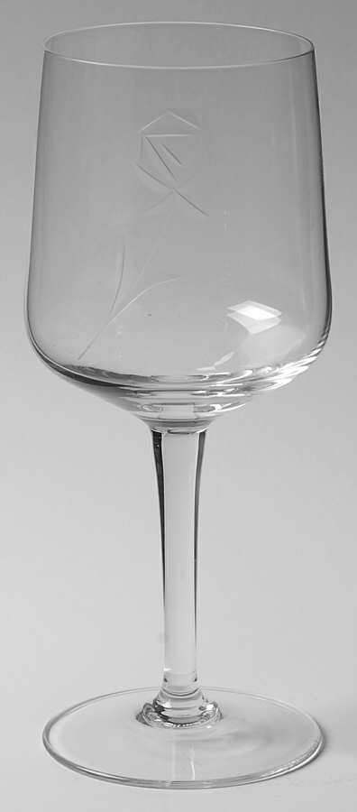 Bridal Rose Water Goblet by Society Crystal-1