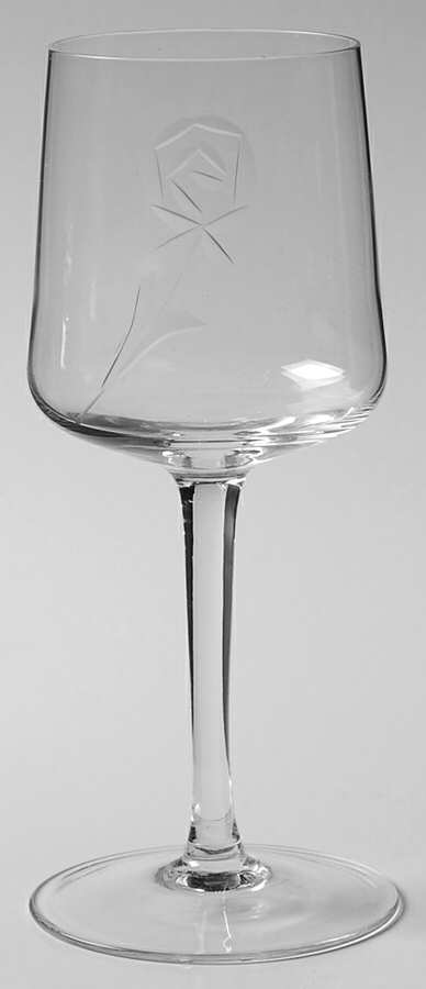 Bridal Rose Wine Glass by Society Crystal-1
