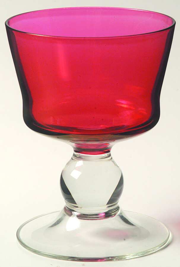 1726 Ruby Flash Champagne/Tall Sherbet by Seneca-1