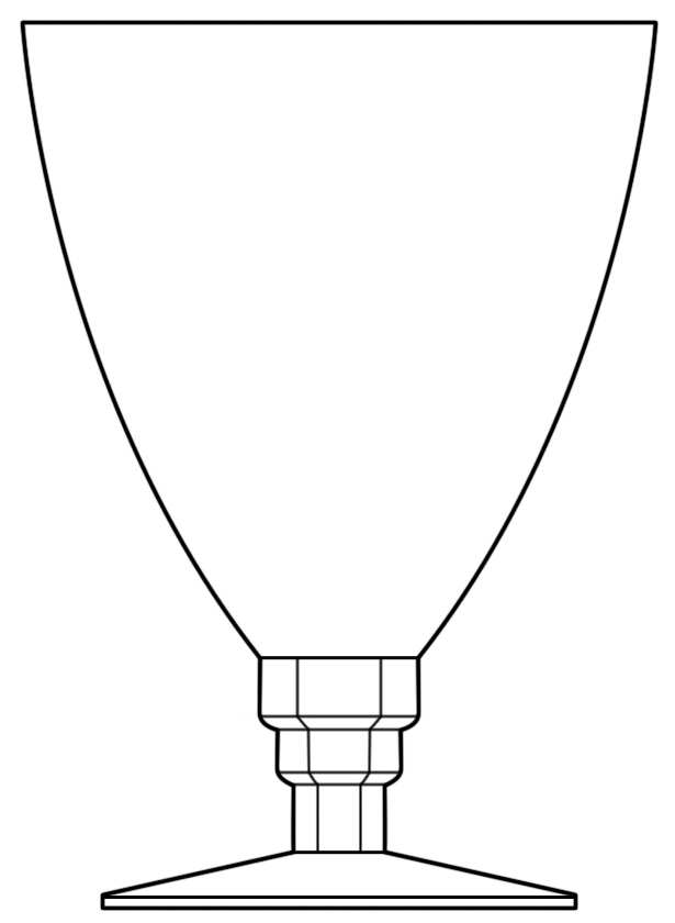 Annapolis Clear Water Goblet by St Louis-1