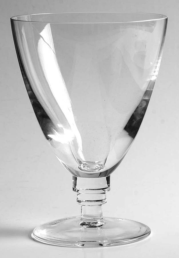 Annapolis Clear Continental Goblet by St Louis-1