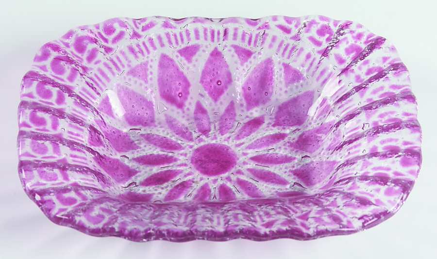 Embassy Cranberry Soap Dish by Sydenstricker-1