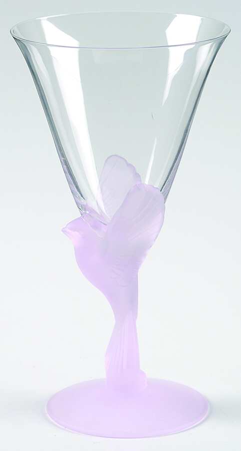 Wings Pink Wine Glass by Sasaki-1
