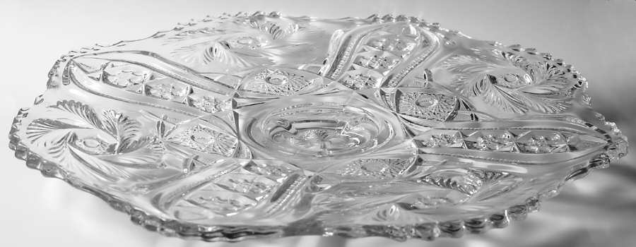 Galaxy Large Torte Plate by Smith Glass -1
