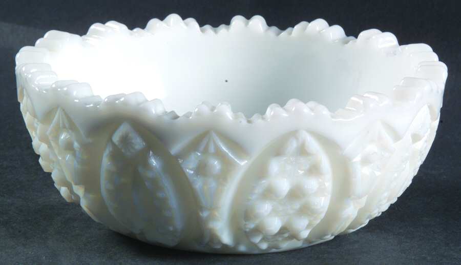 366 Milk Glass Single Light Candlestick by Smith Glass -1