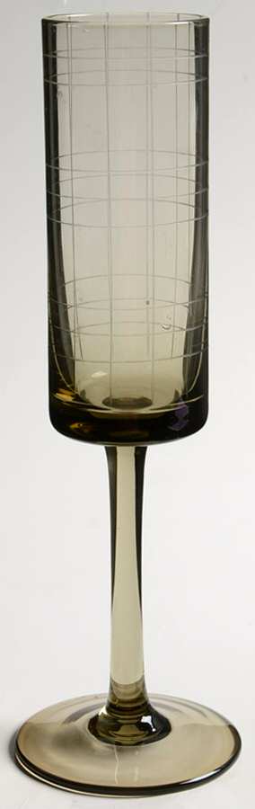 Park Avenue Grid Smoke Fluted Champagne by Studio Nova-1