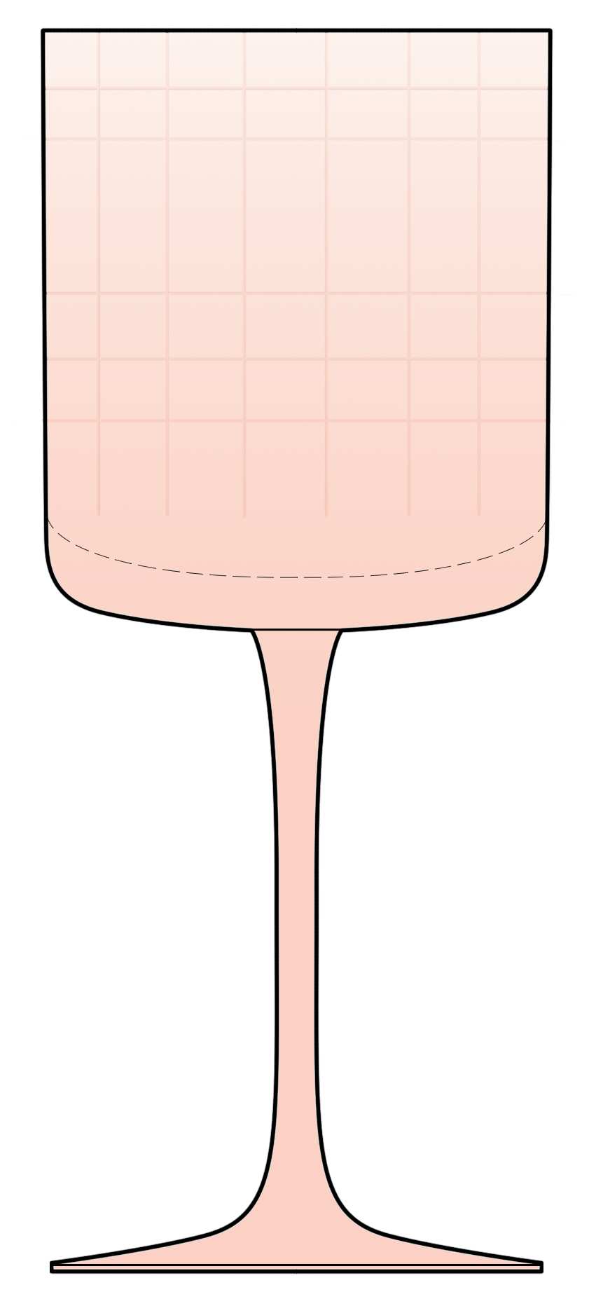 Park Avenue Grid Pink Red Wine by Studio Nova-1