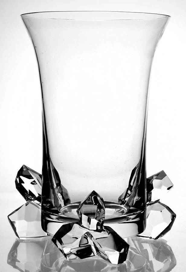 Excess 12" Flower Vase by St Louis-1