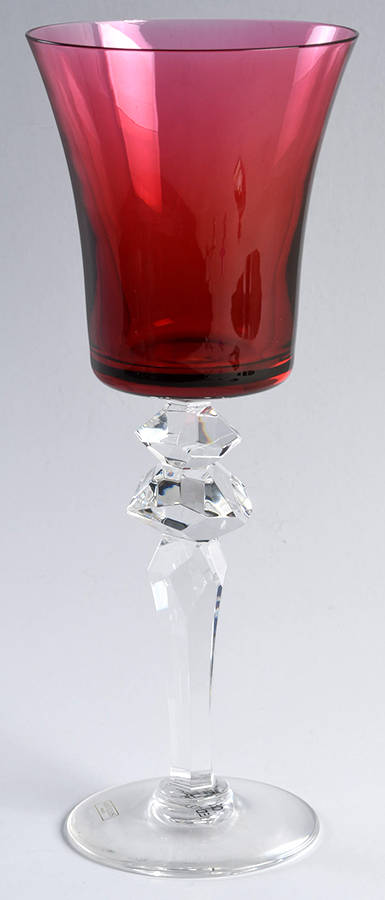 Excess Ruby Water Goblet by St Louis-1