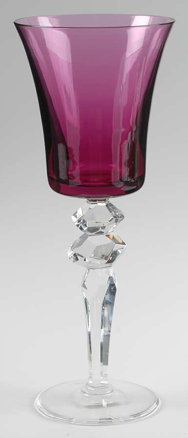 Excess Amethyst Water Goblet by St Louis-1