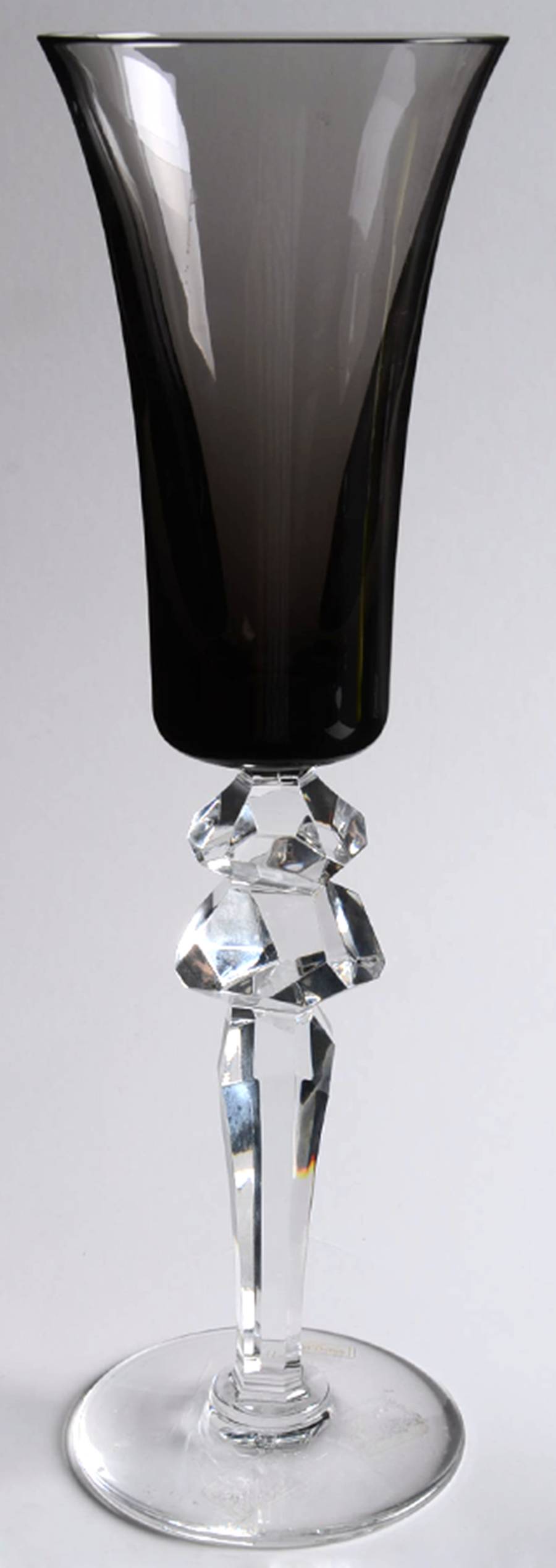 Excess Gray Fluted Champagne by St Louis-1
