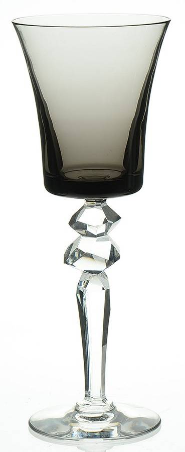 Excess Water Goblet-Gray (Grey) by St Louis-1