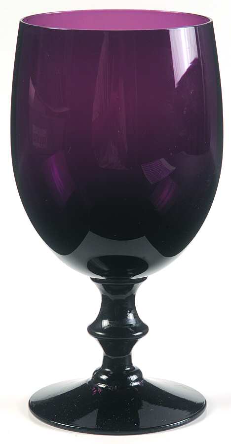 Nybro Amethyst Water Goblet by Swedish-1