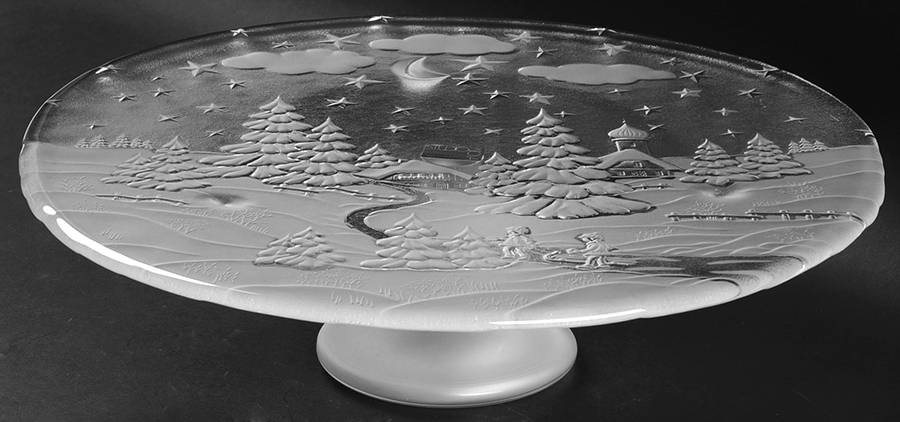 Winterland Round Cake Stand by Studio Nova-1