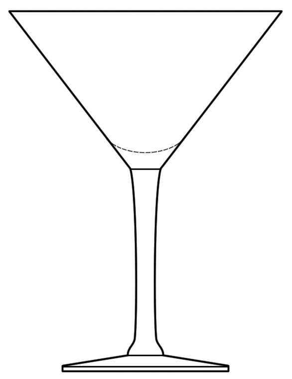 Monterey Martini Glass by Signature-1
