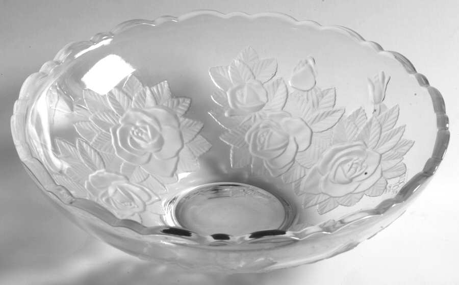 Winter Rose 12" Salad Bowl by Studio Nova-1