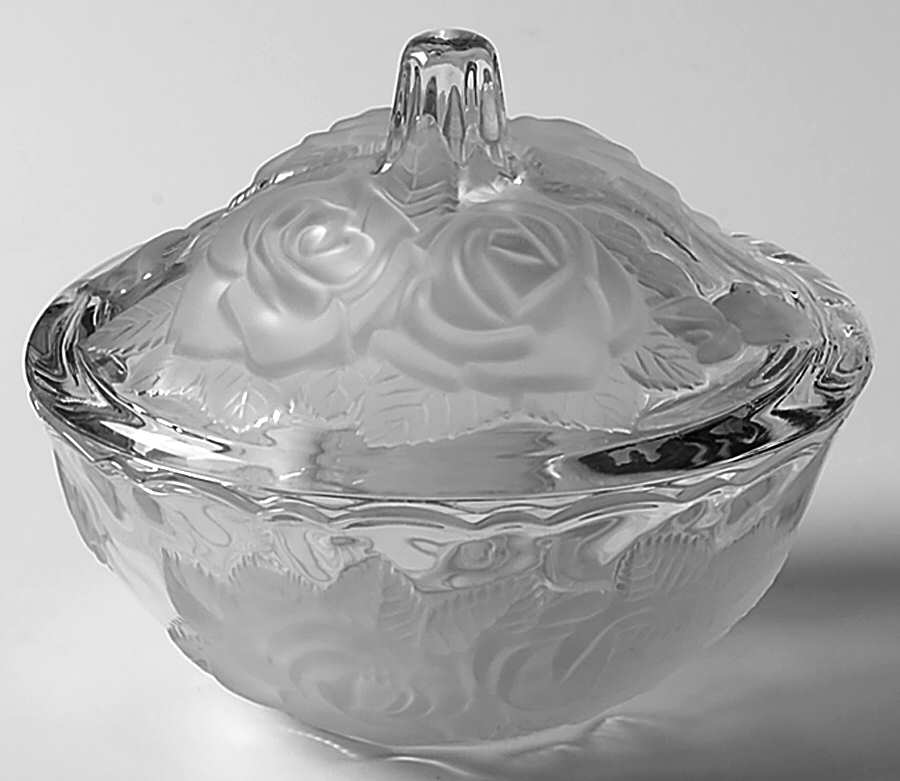 Winter Rose 5" Candy Box & Lid by Studio Nova-1